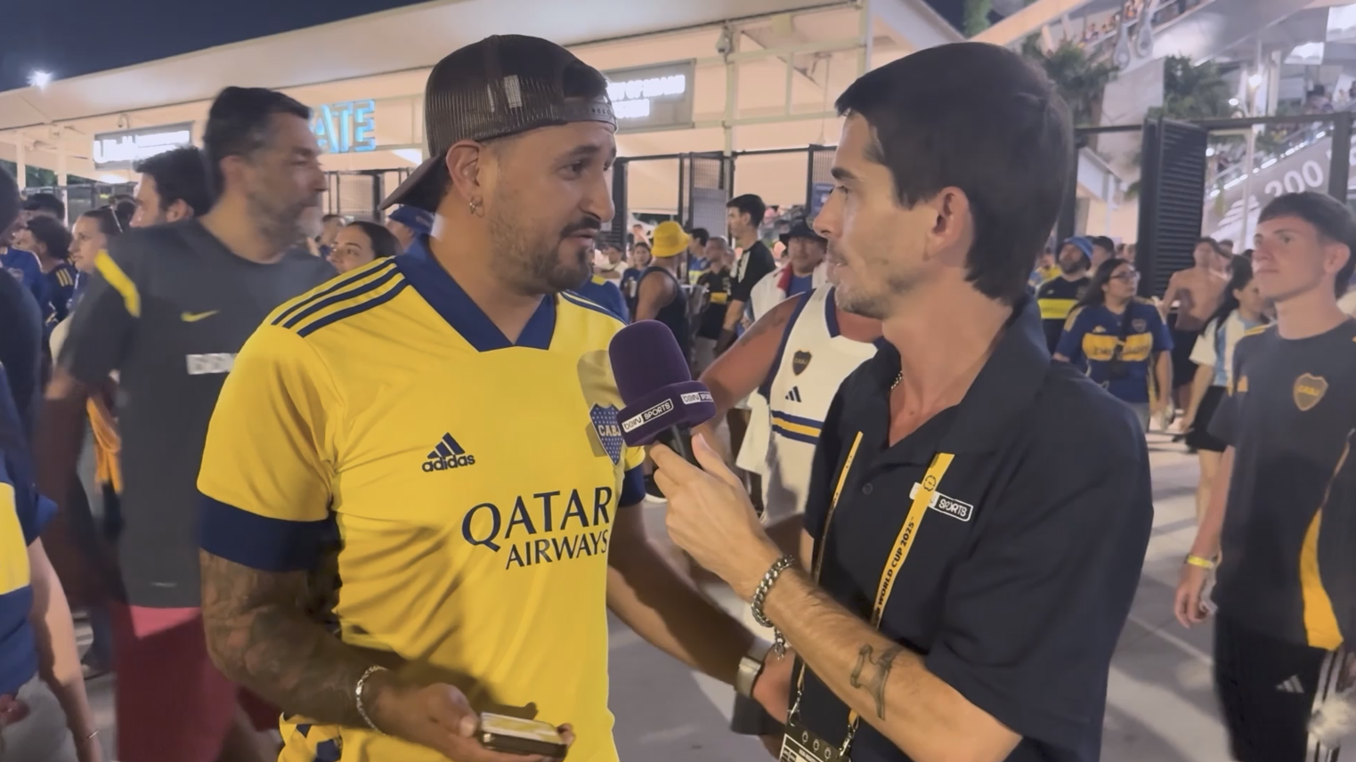 Boca fans Bayern