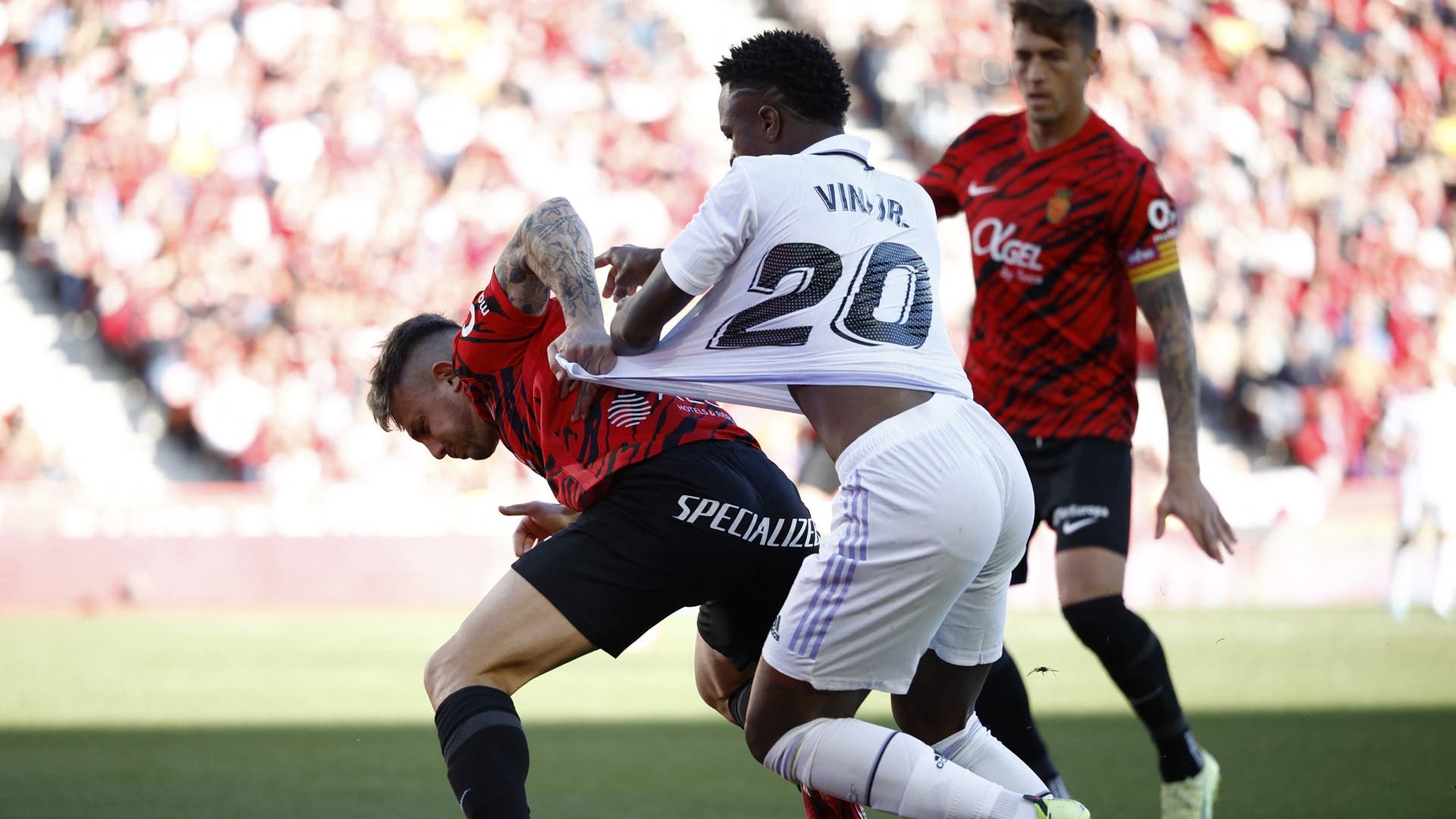 Vinicius Jr. and Pablo Maffeo