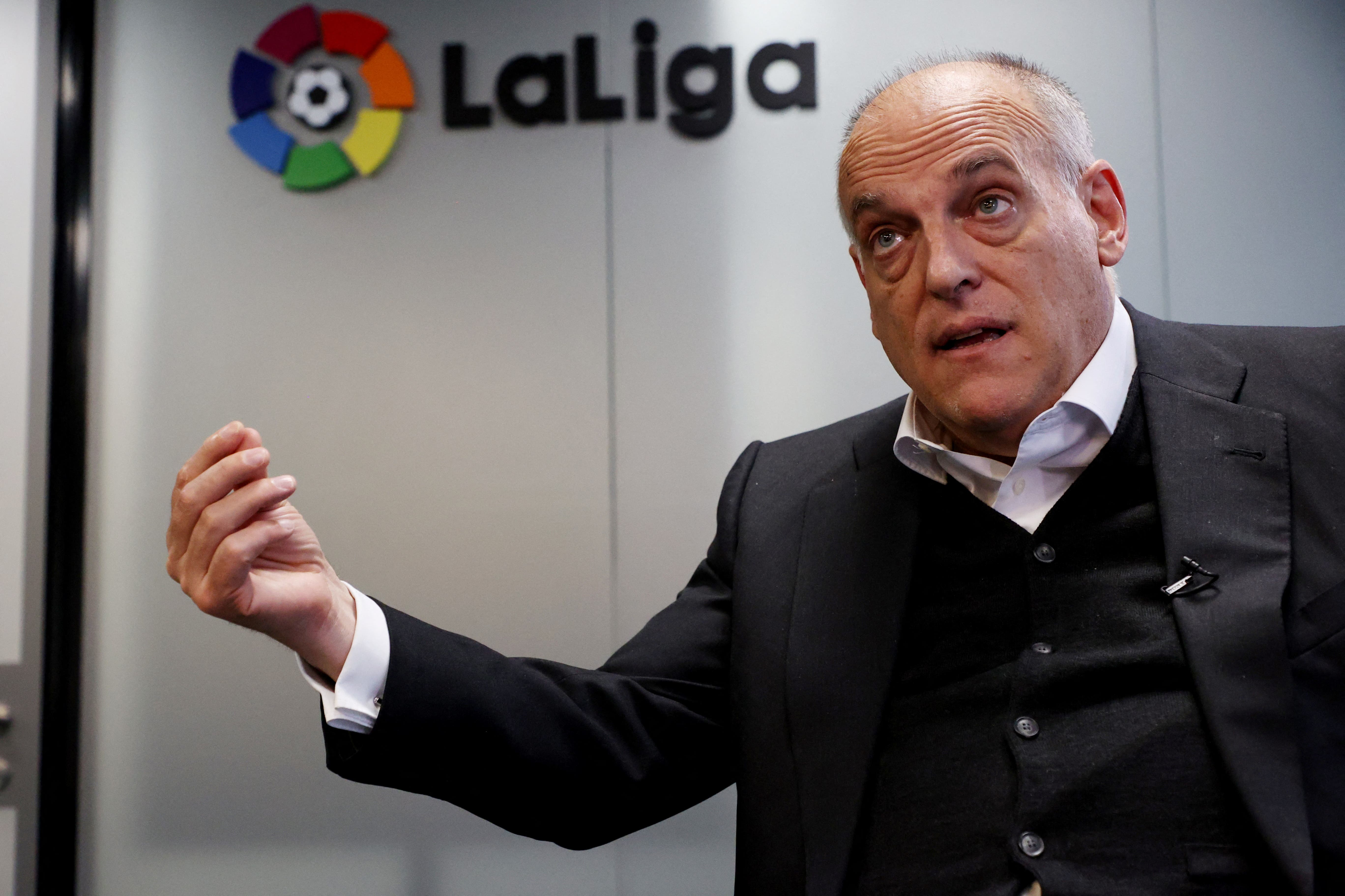 Javier Tebas president of LaLiga