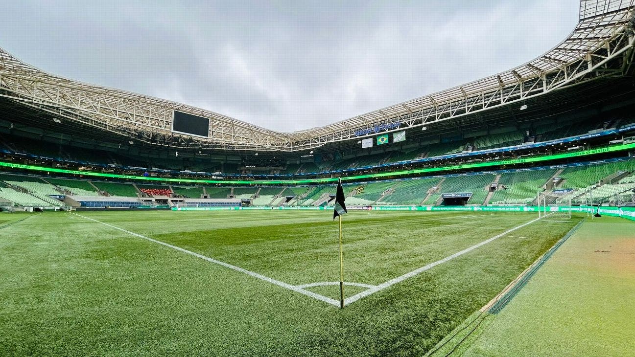 Palmeiras' stadium, Allianz Parque with synthetic turf