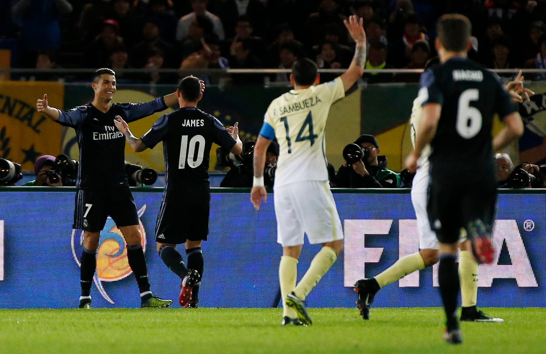 América vs Real Madrid.