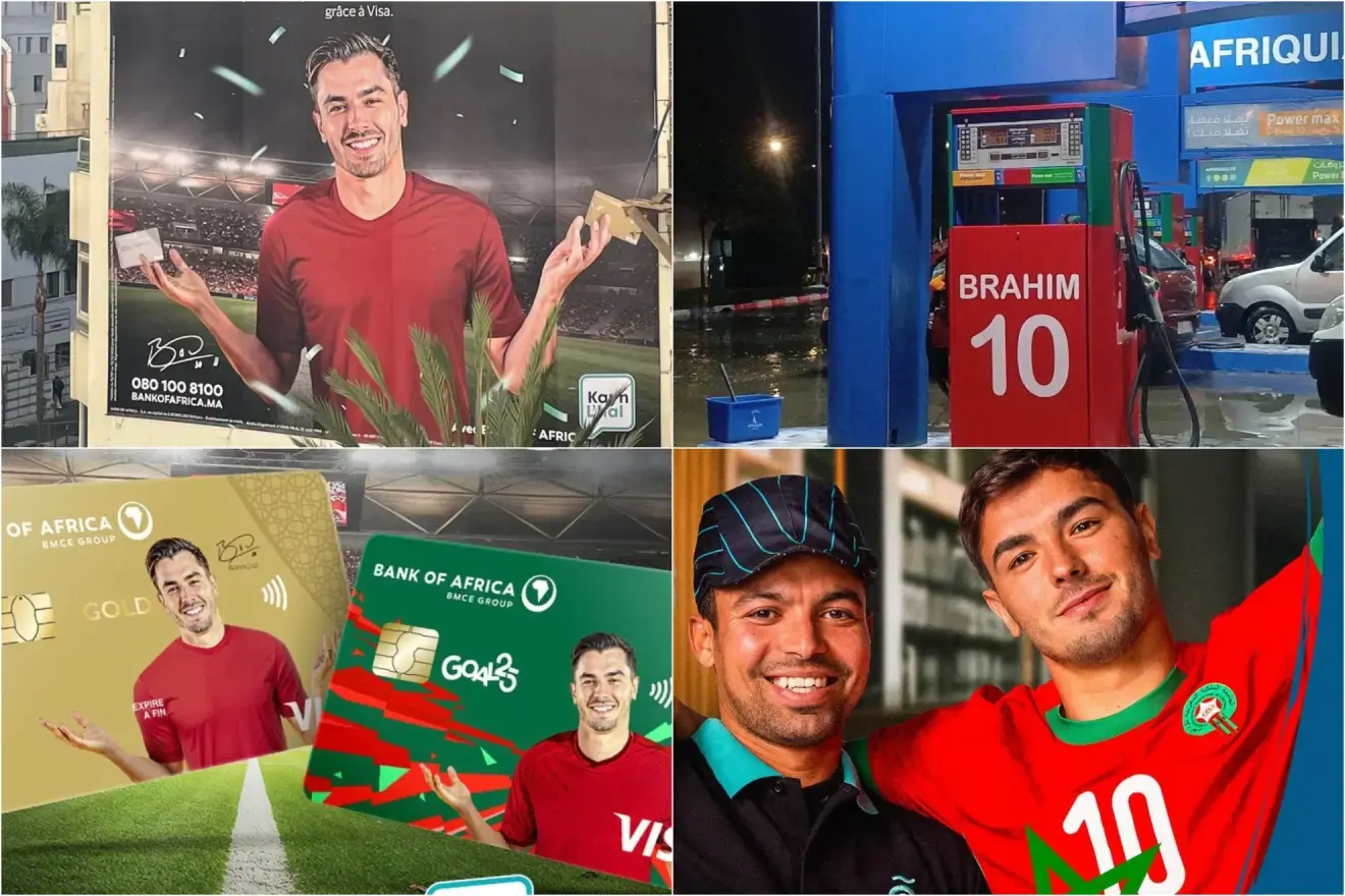 Different brands that used Brahim Díaz for Advertising during AFCON 2025.