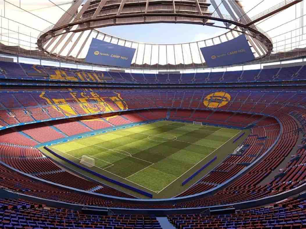 Render of how will CAMP NOU look like when it's completely finished.