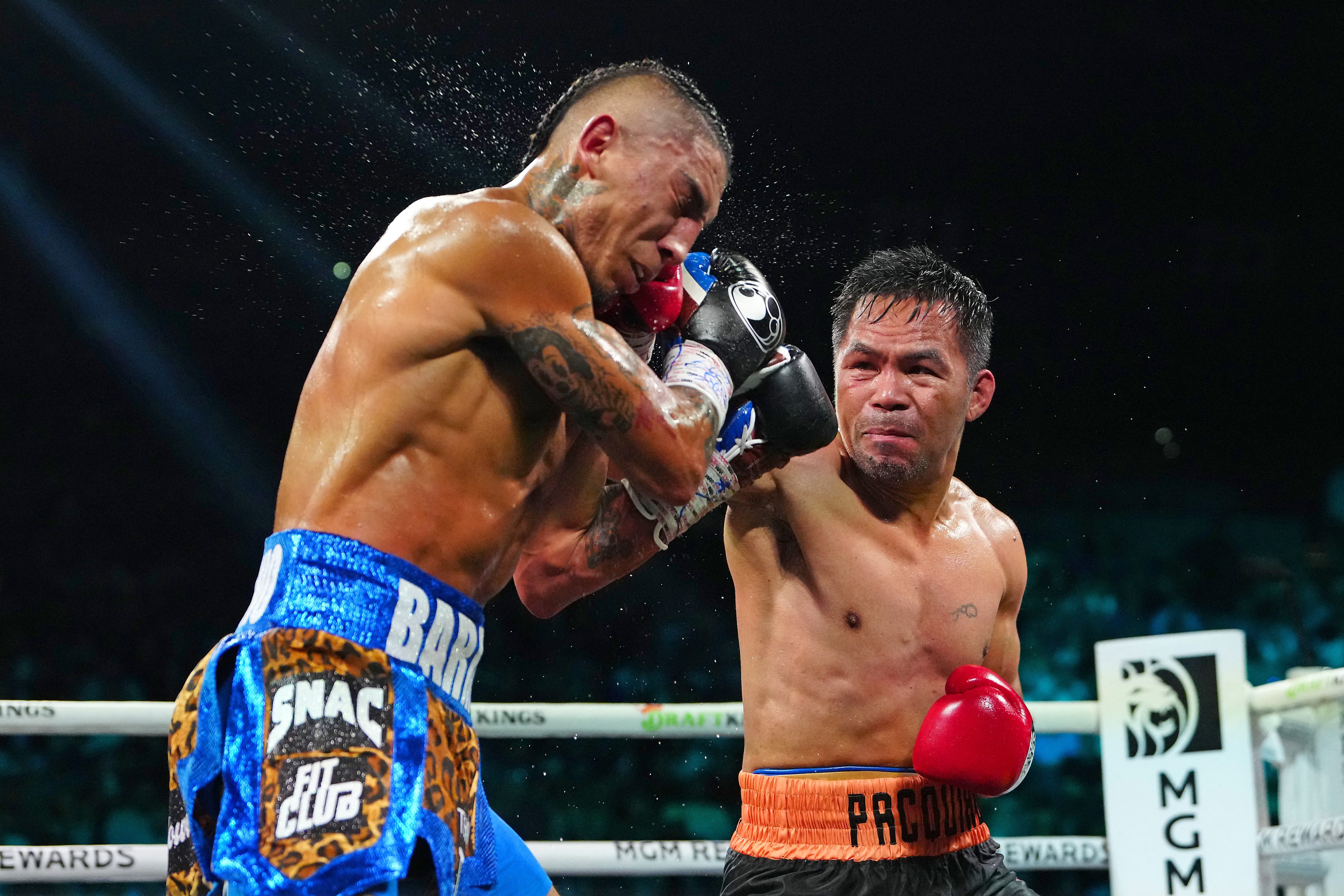 Manny Pacquiao vs Marios Barrios.