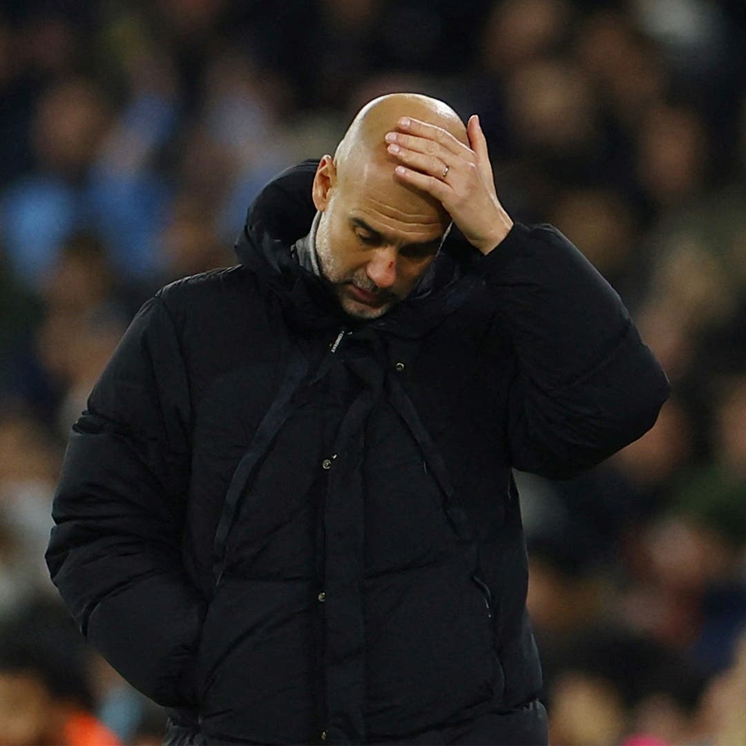 Pep Guardiola during a Manchester City's Game