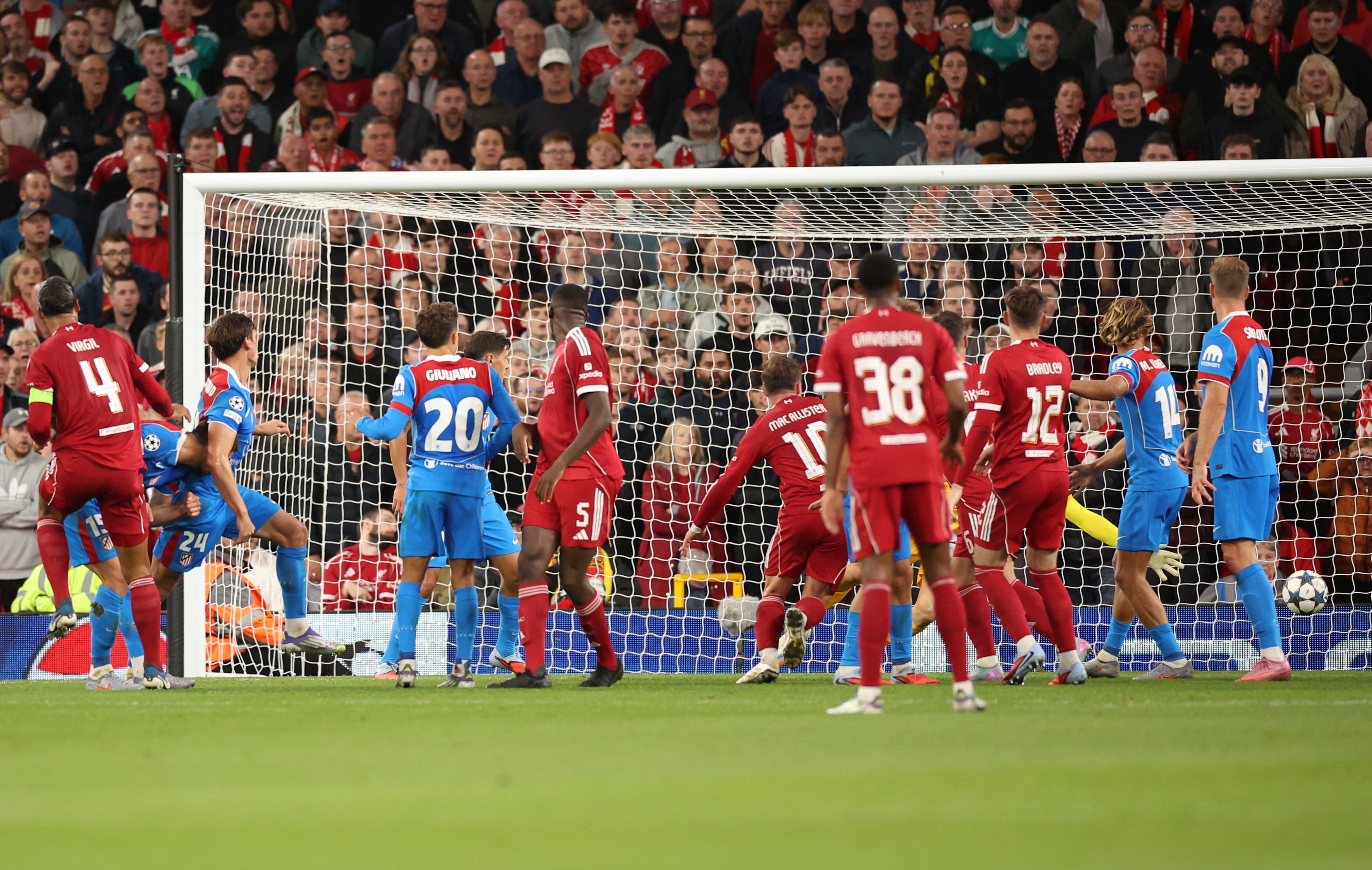 Liverpool vs Atletico.