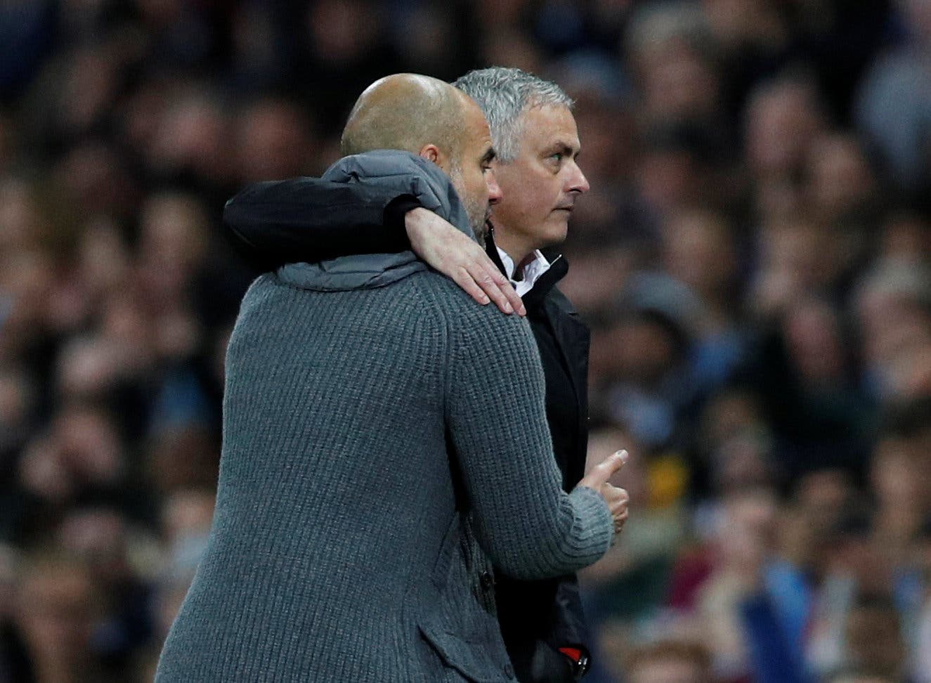 Mourinho and Pep Guardiola.