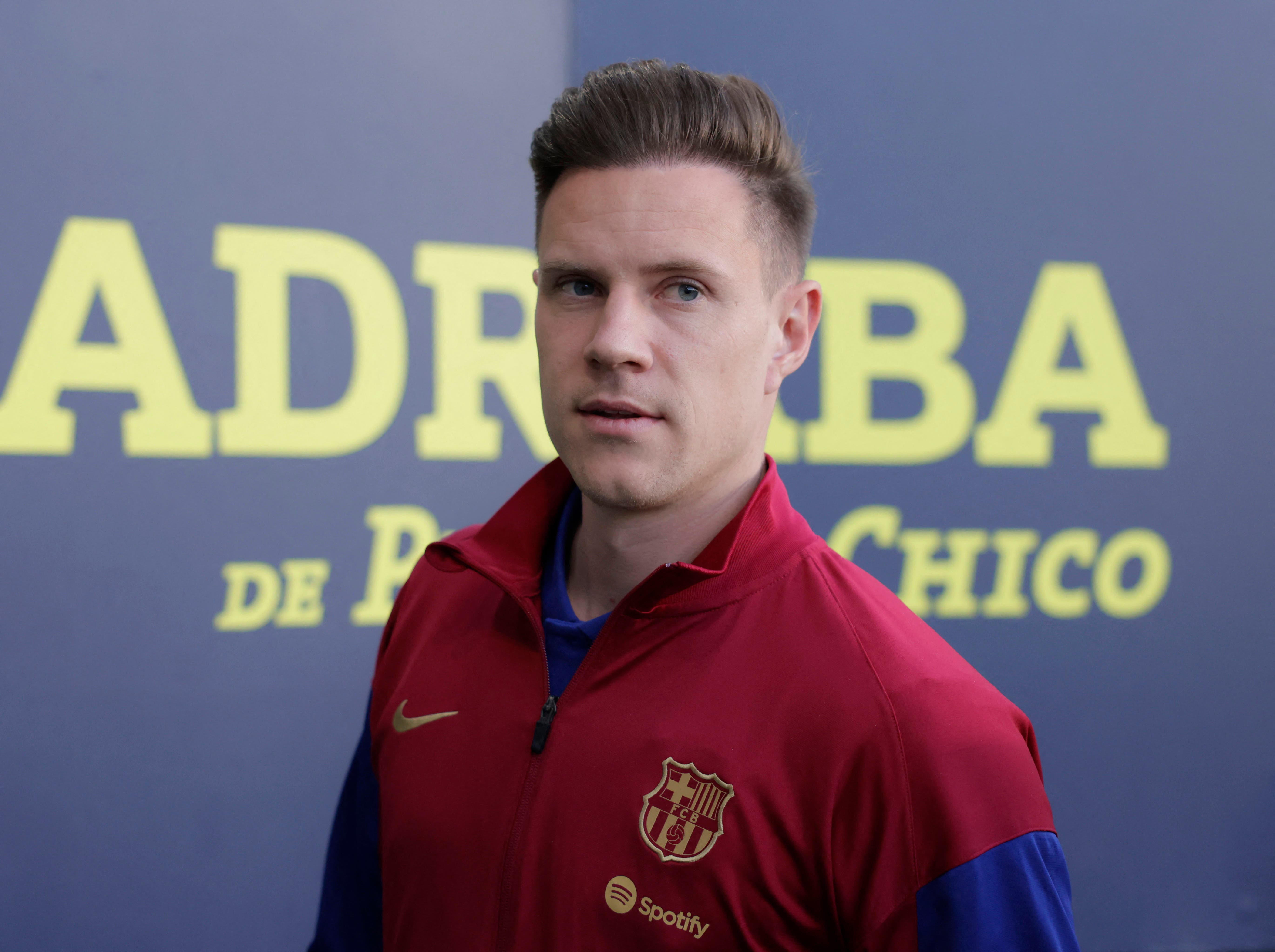 Marc-André Ter Stegen con el Barcelona.