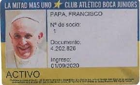 Pope Francis named Boca Juniors associate