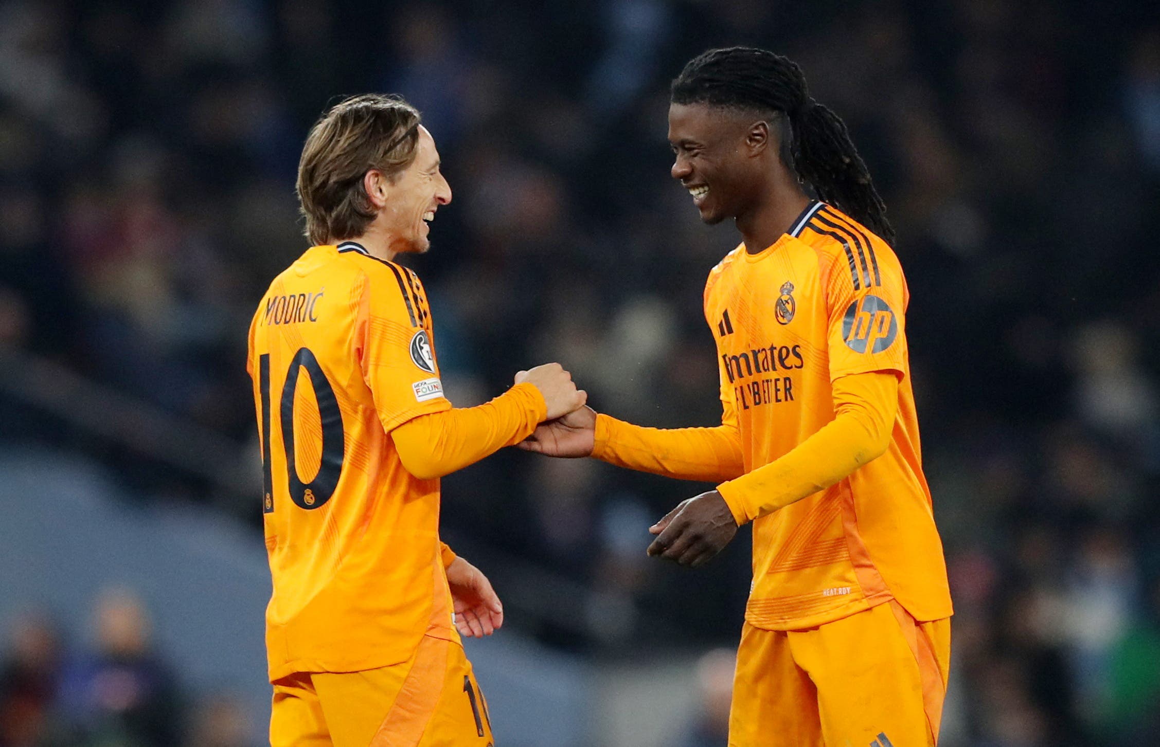 Luka Modric y Vinícius Jr