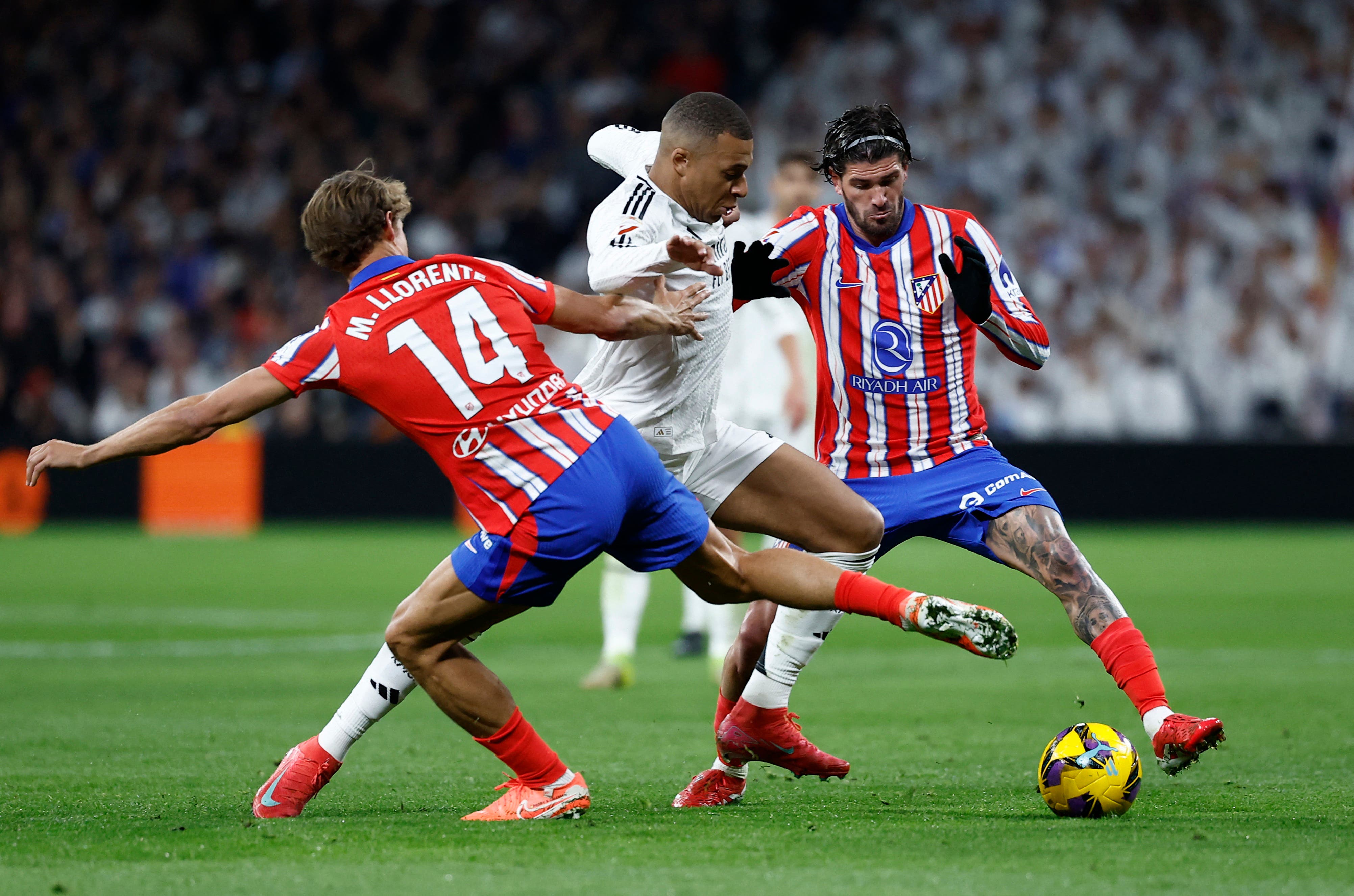 Real Madrid vs Atlético Madrid.