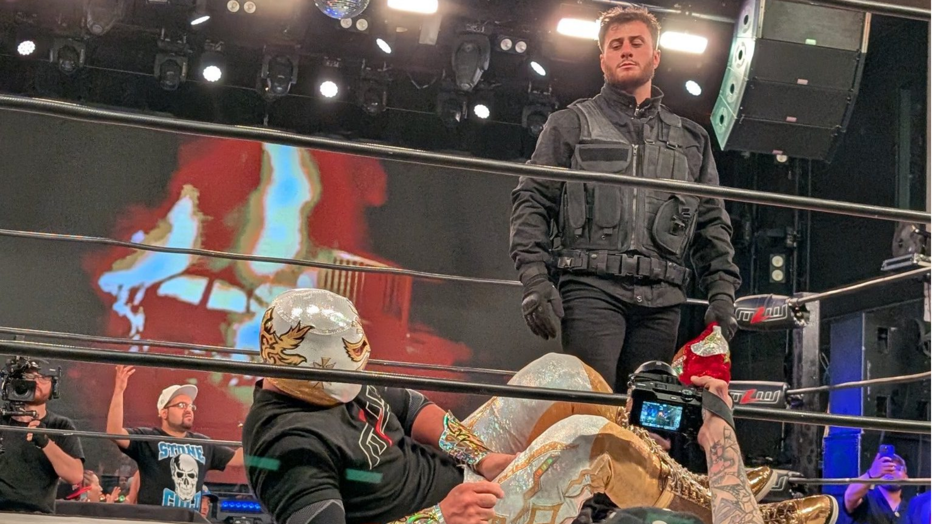 MJF after ambush on Mistico in MLW