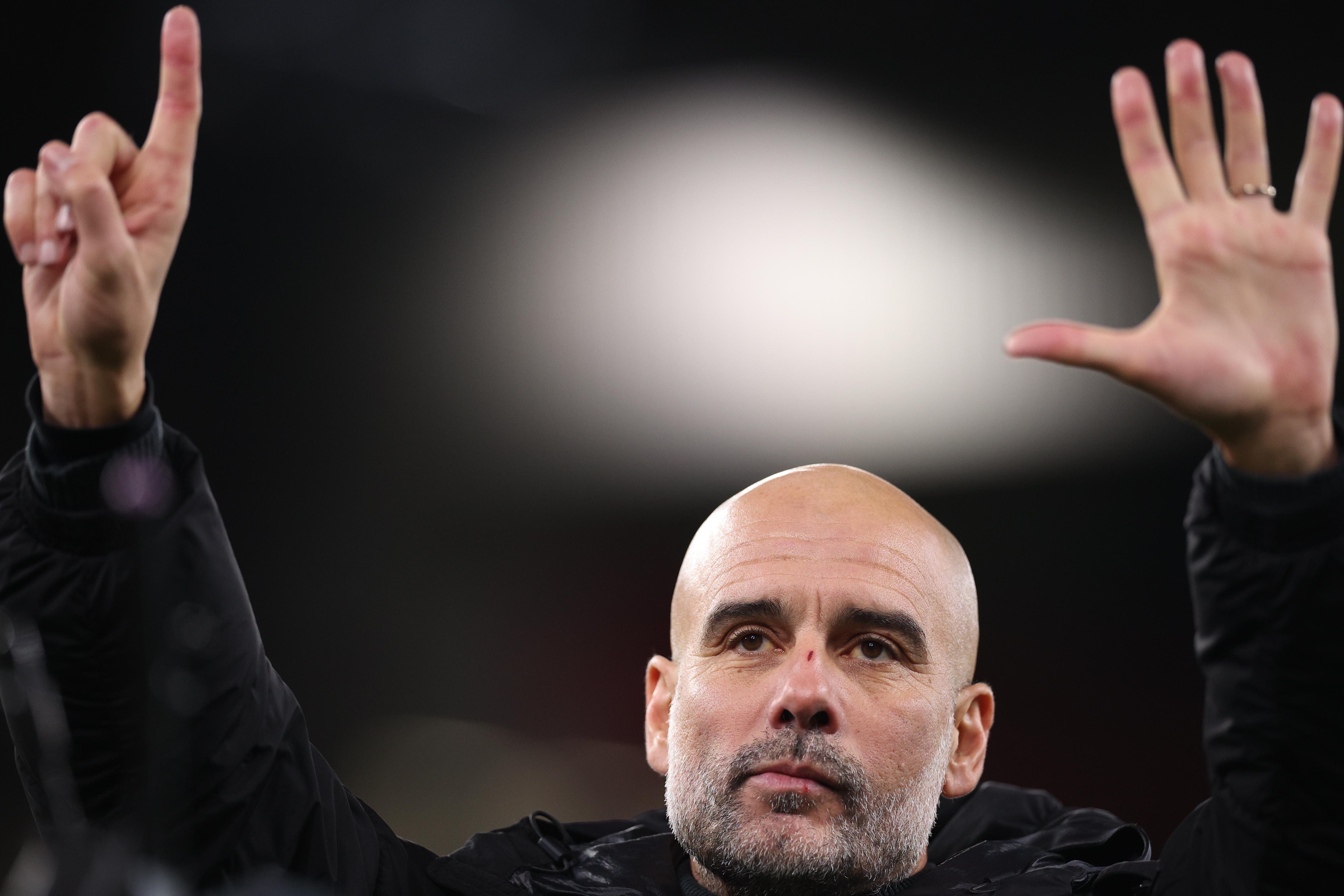 Guardiola's Controversial Gesture