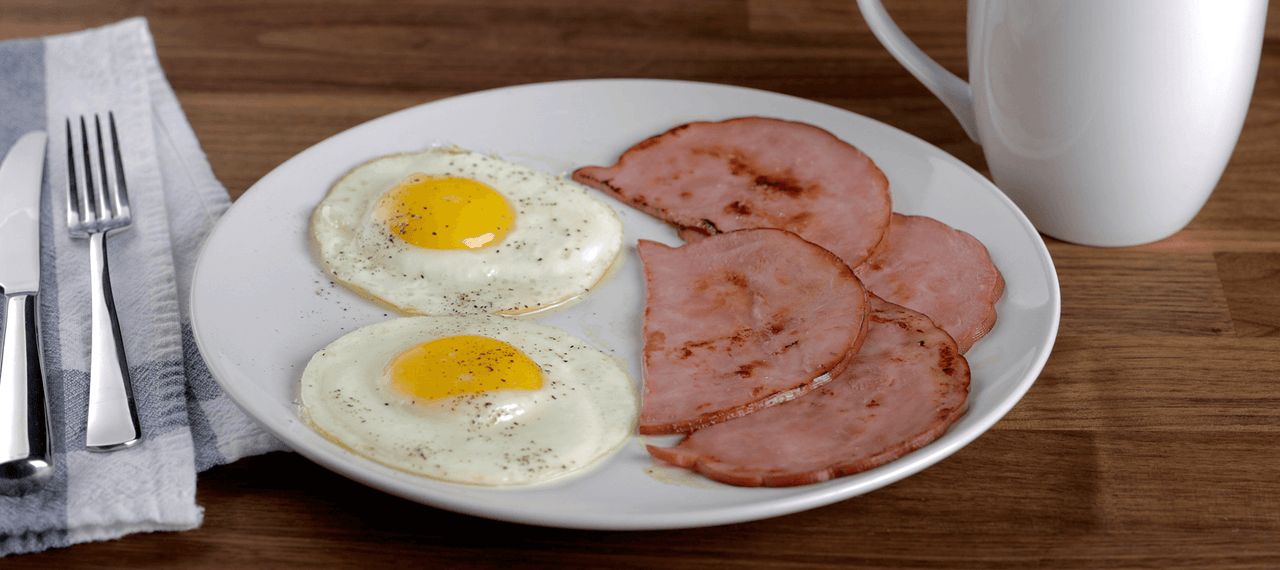 Fried Eggs and Ham