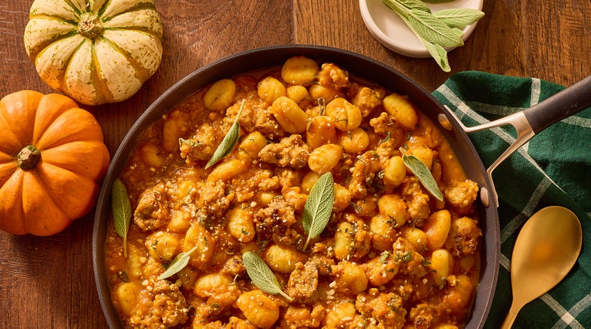 Pumpkin Sausage Gnocchi