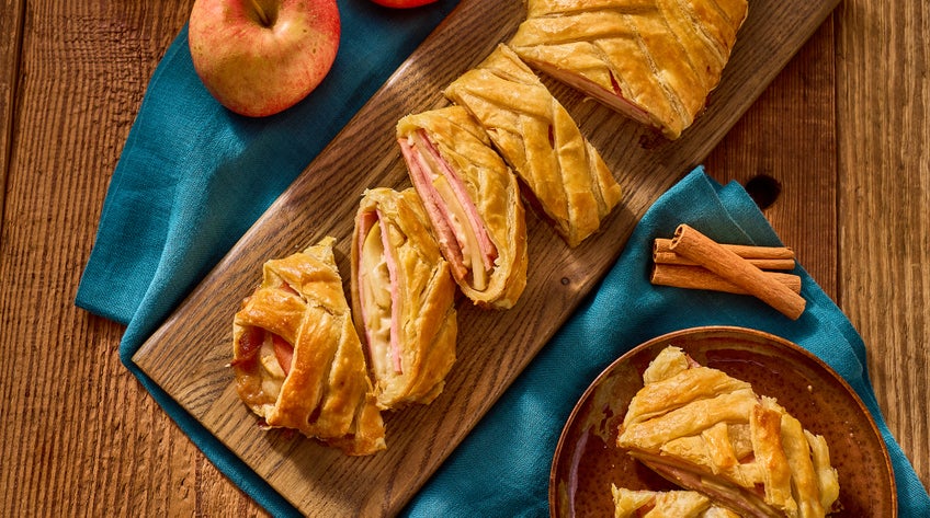 Apple Ham Strudel