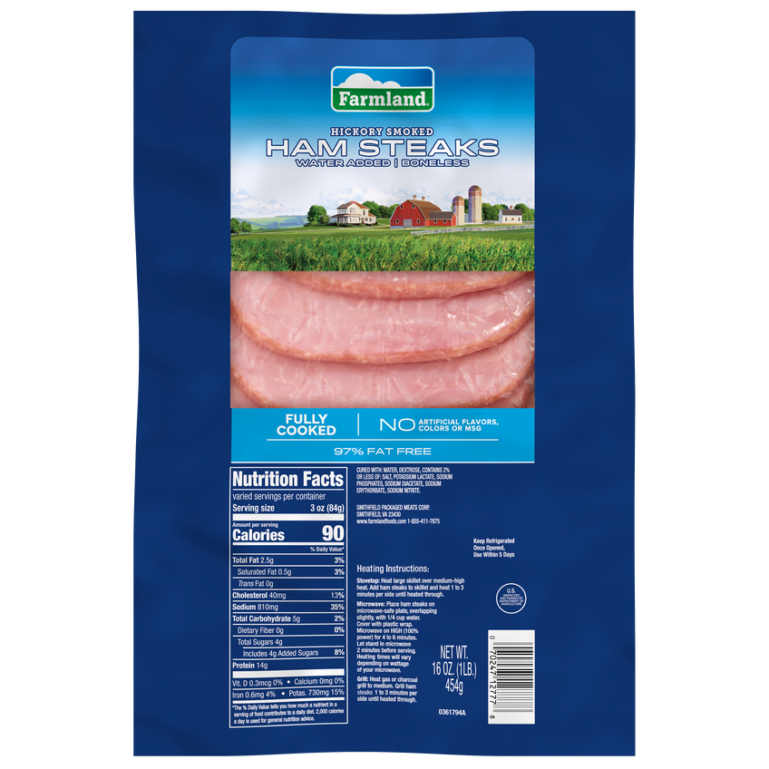 Ham Steaks, 16oz