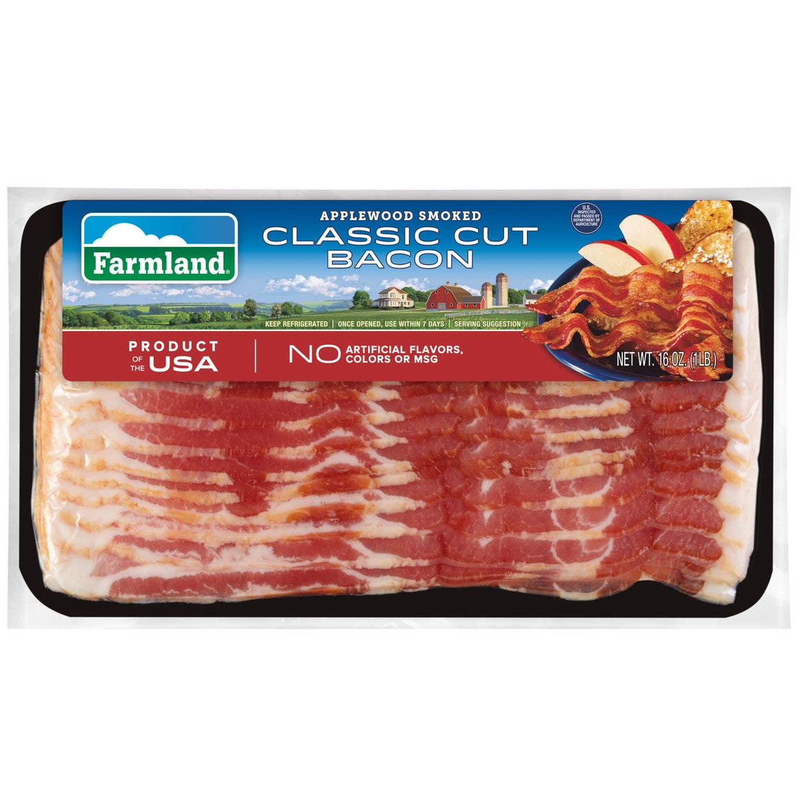 Applewood Smoked Bacon, Classic Cut, 16oz