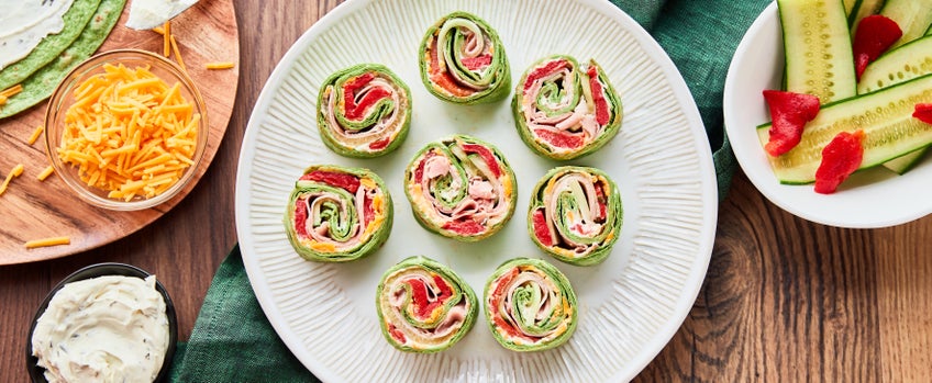 Ham & Veggie Lunch Roll-ups