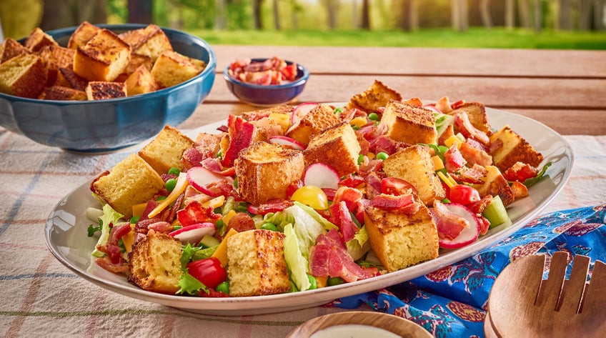 Bacon Cornbread Salad