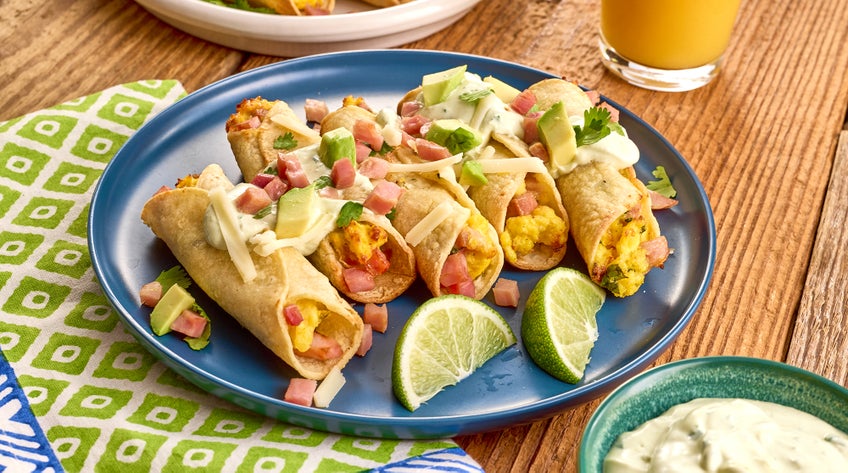 Air Fryer Breakfast Taquitos