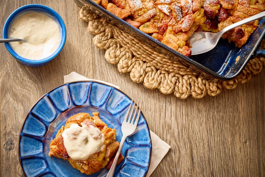 Breakfast Sausage Bread Pudding