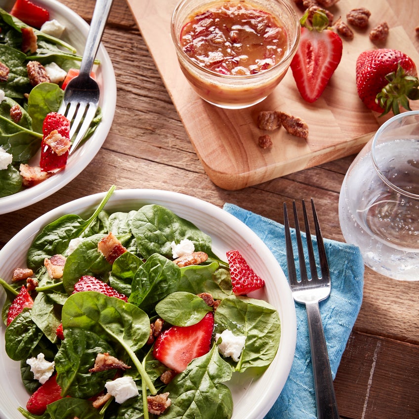 Summer Salad with Bacon Vinaigrette