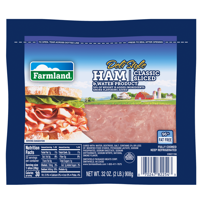 Classic Sliced Ham, 32oz