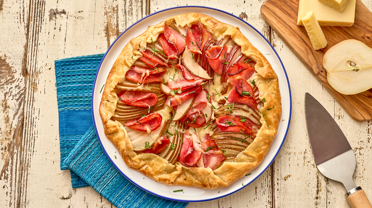 Ham and Cheese Breakfast Galette