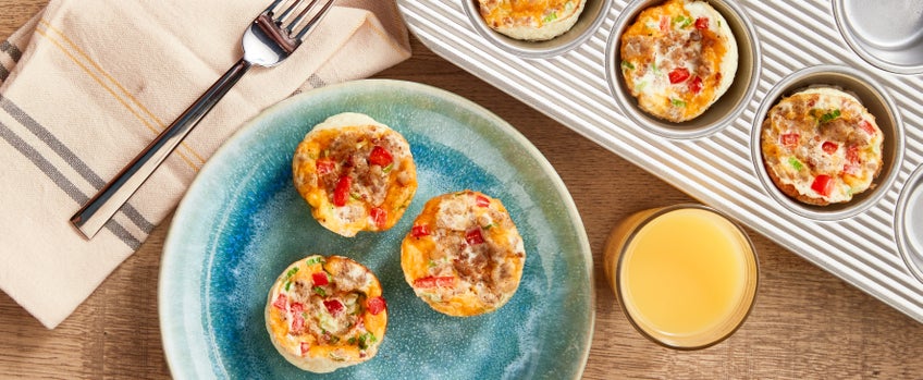 Midwestern Egg White & Sausage Cups