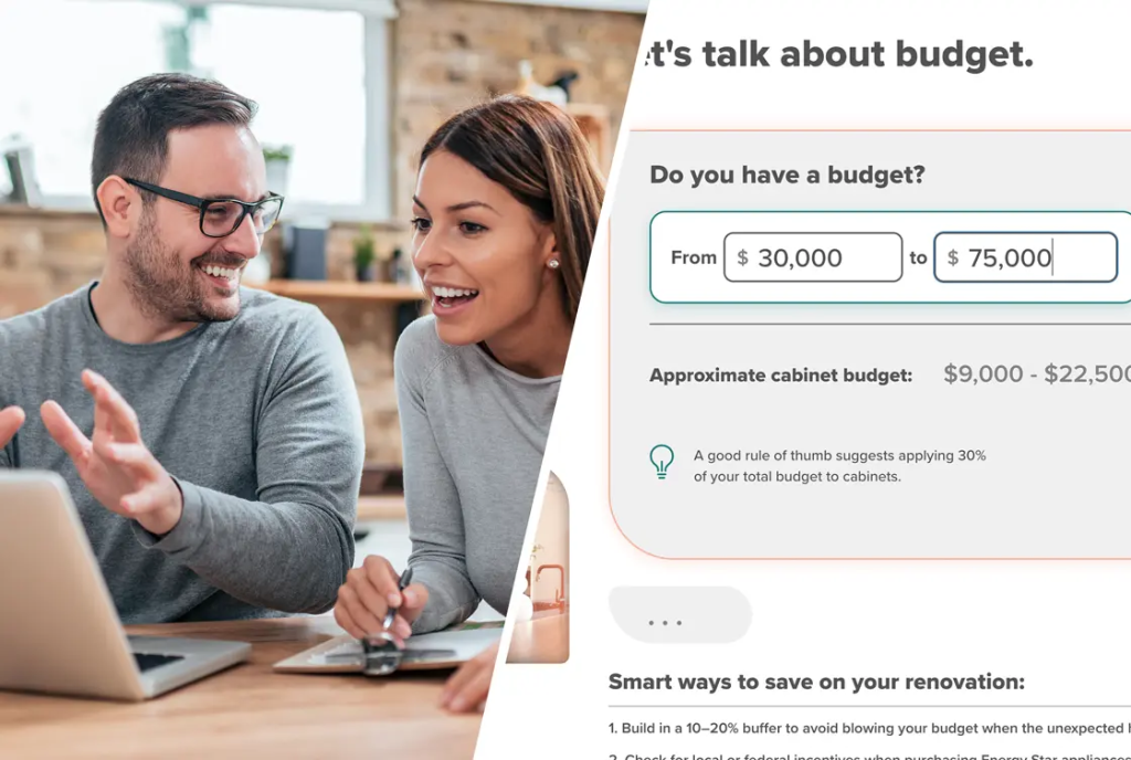 Example of setting a budget.