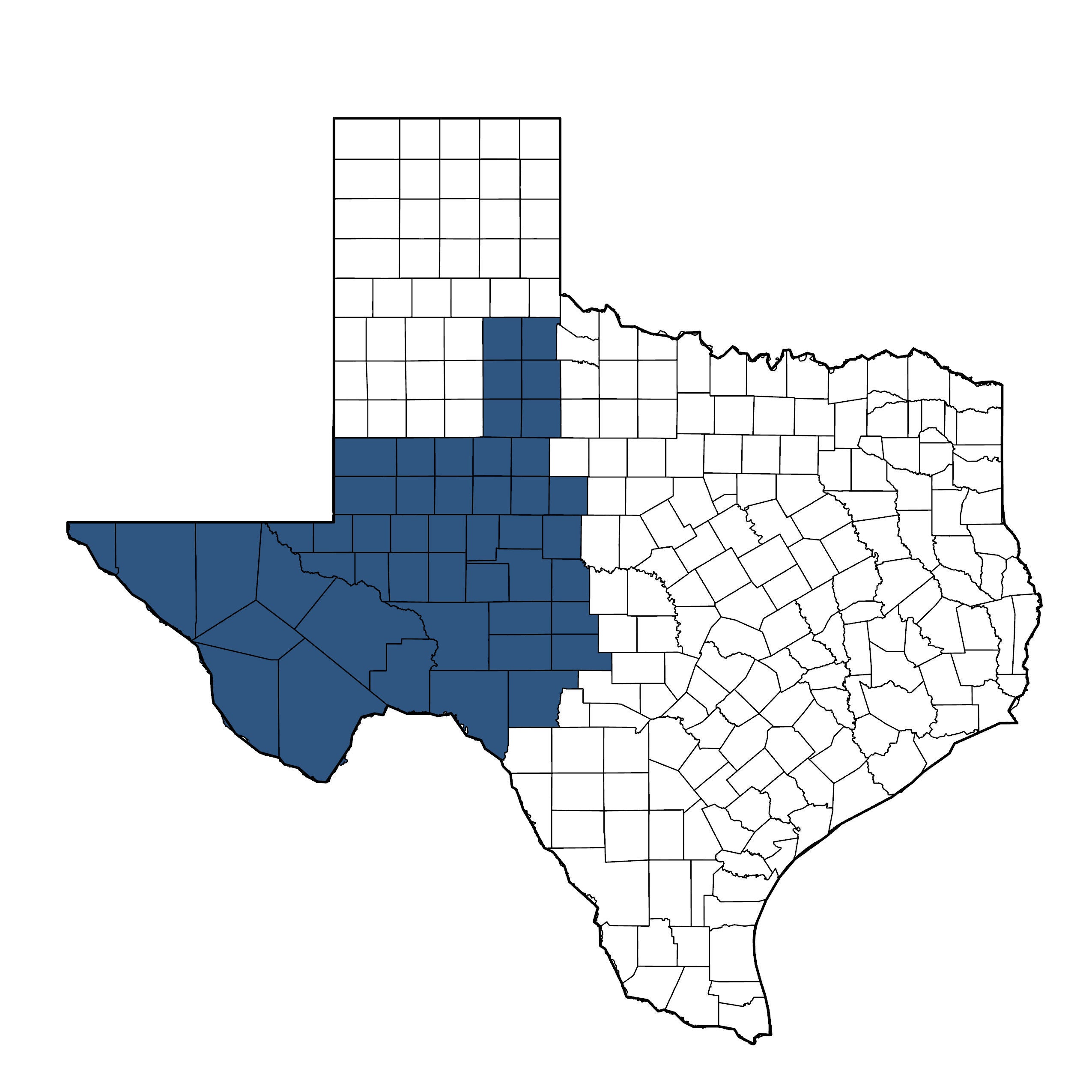Map of Brian Patterson's Territory
