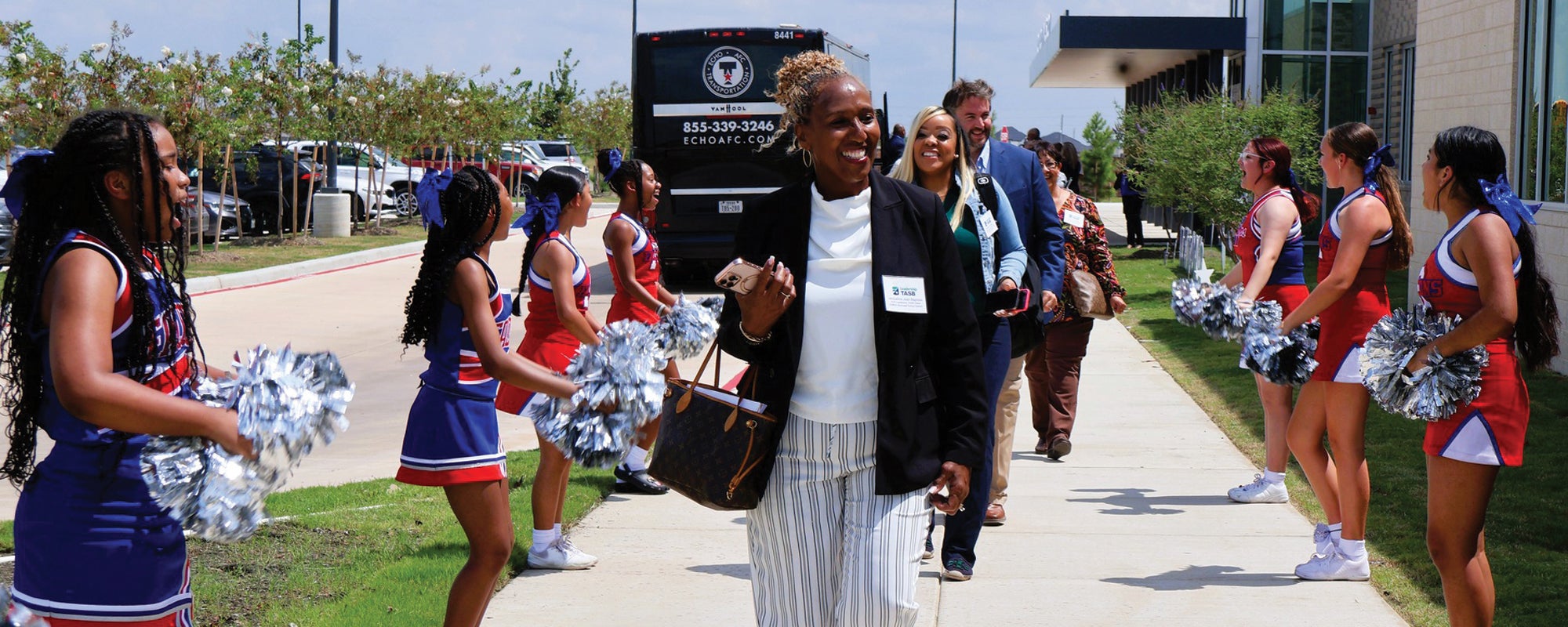 The LTASB Class of 2026 receives a warm welcome at Royal Prairie Elementary School.