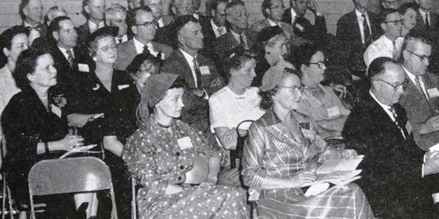 TASB's first convention, 1950. TASA | TASB Convention would begin in 1960. (TASB archives)