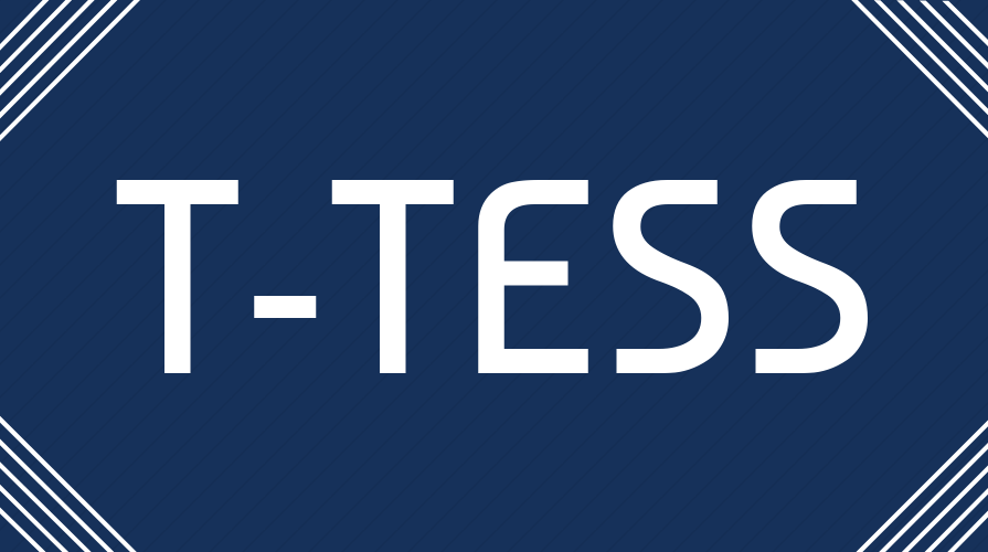 T-TESS on a dark blue background