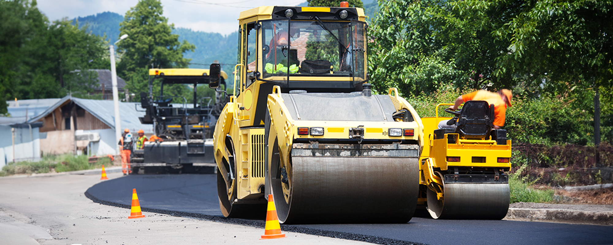 photo of asphalt paving (banner image)