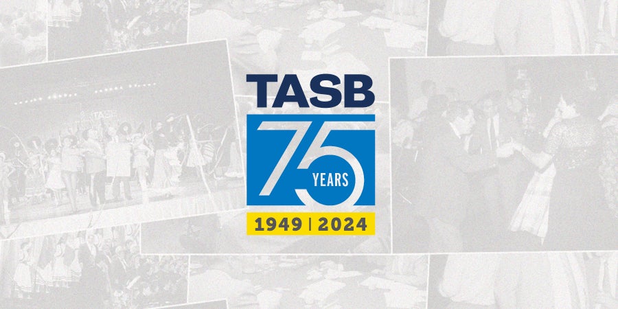 TASB 75th Anniversary Collage with Logo