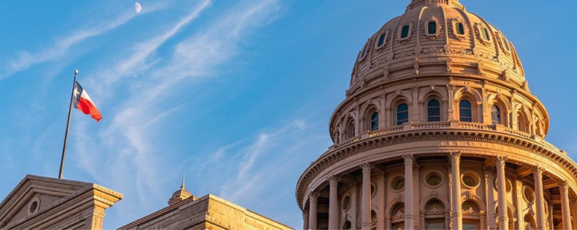 The Texas Capitol building. 