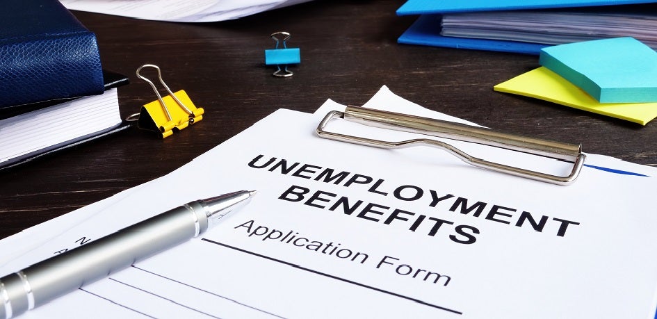 Unemployment benefits application