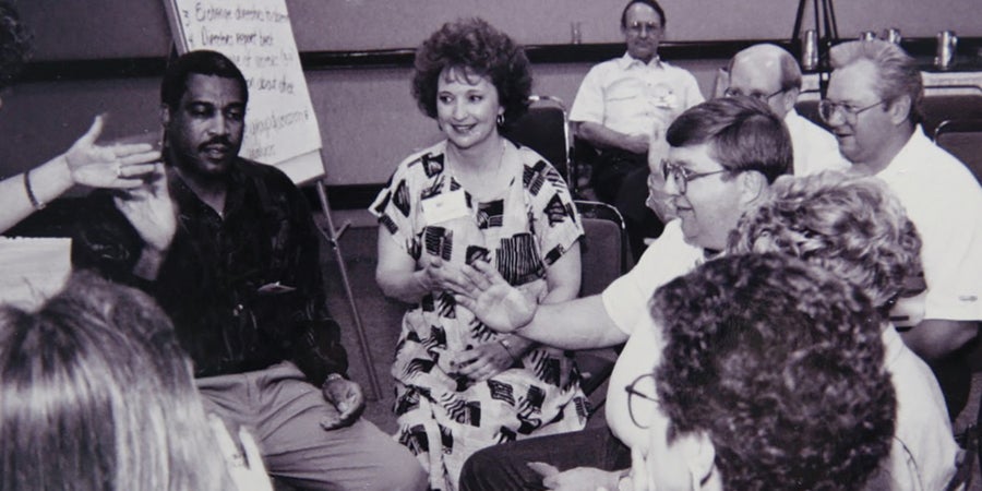 Photo from Leadership TASB's early years.