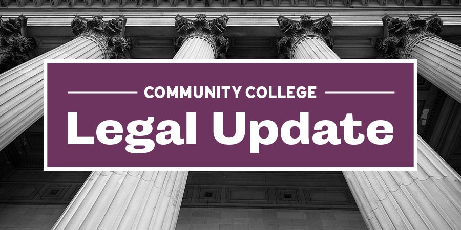 Community College Legal Update Newsletter 
