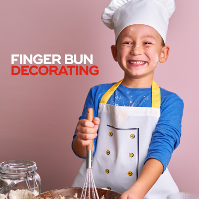 Finger Bun Decorating by Bakers Delight