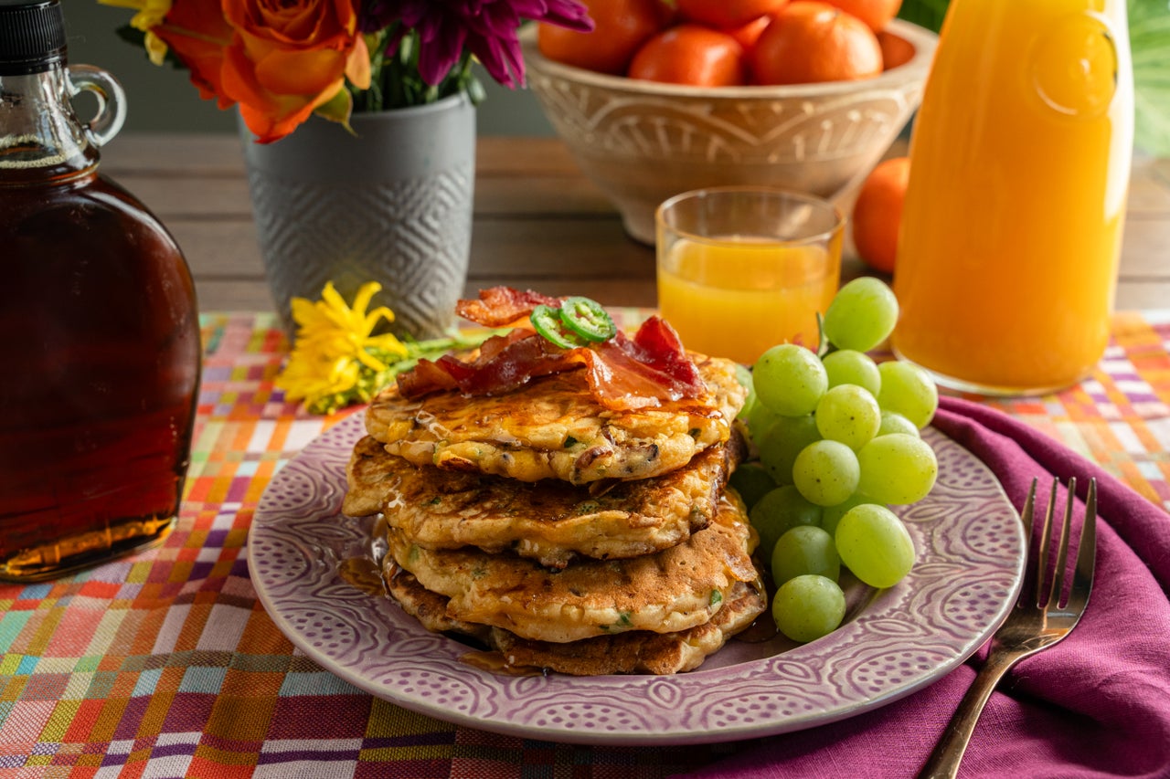 Bacon Breakfast Corn Cakes