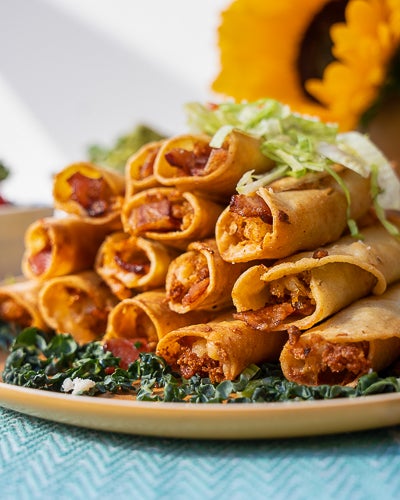 Breakfast Bacon Taquitos 