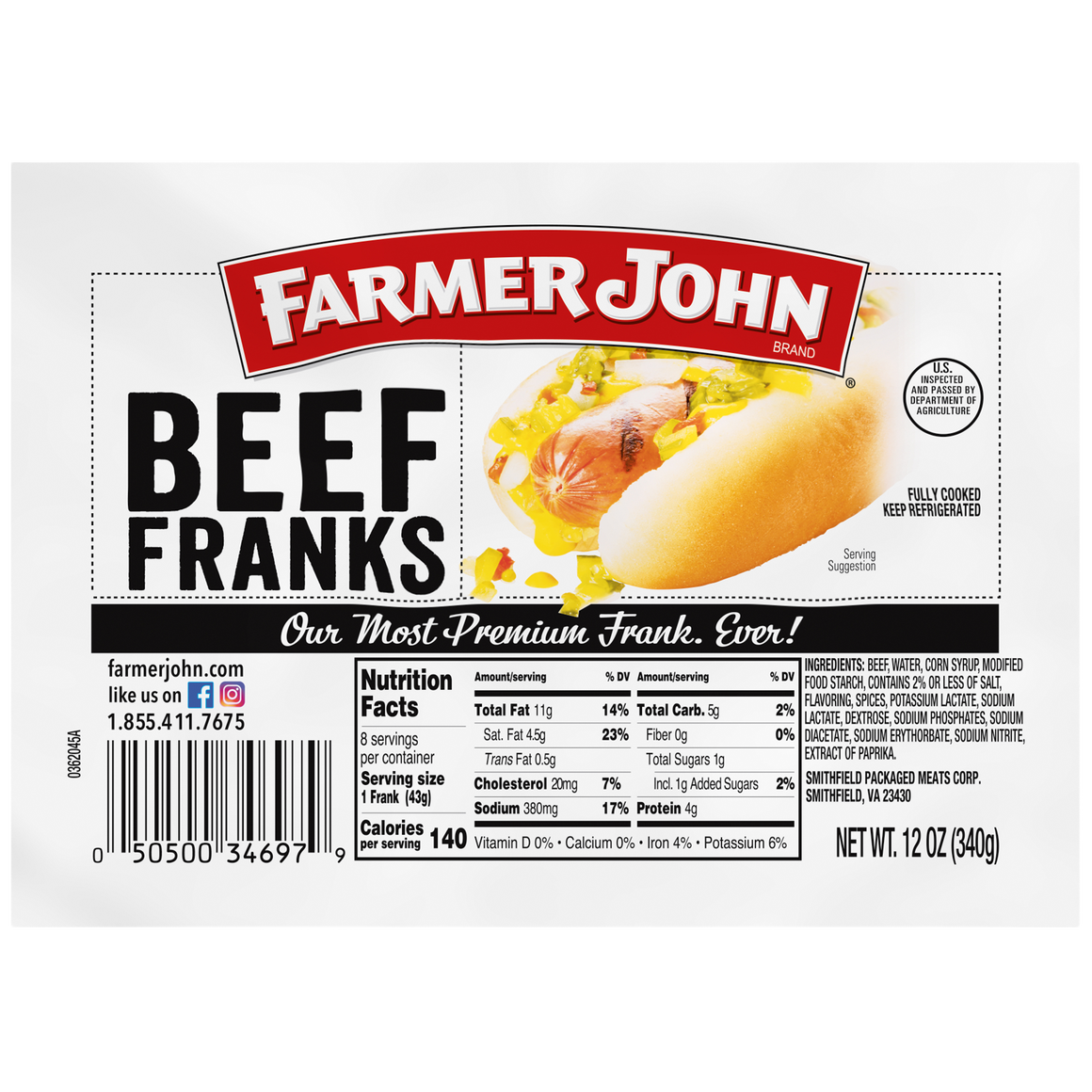 Salchichas Frank 14oz.