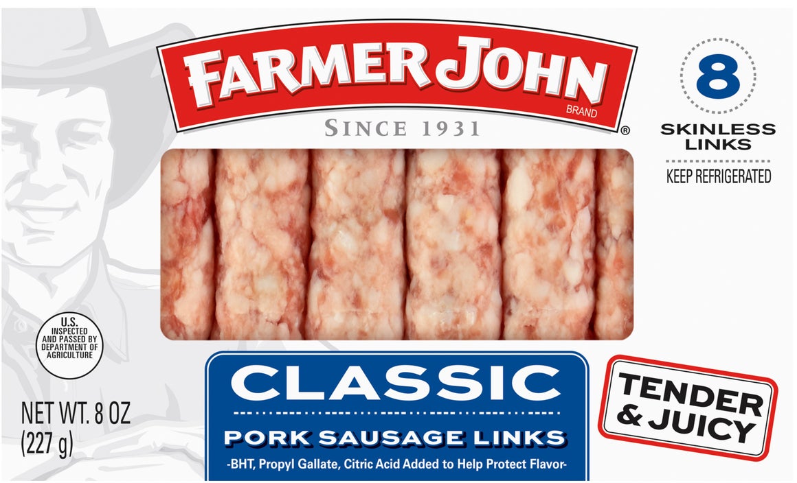 Salchichas De Cerdo Clásicas 8oz.