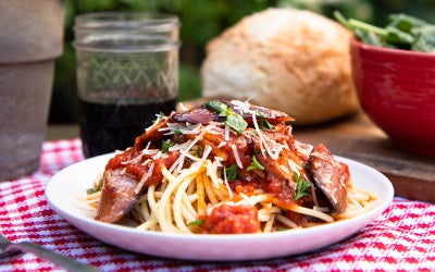Spaghetti & Sausage Marinara