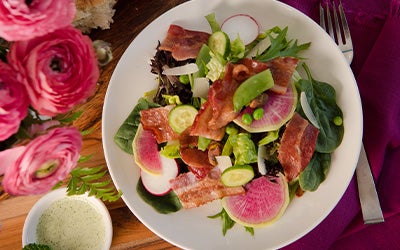 Spring Salad with Bacon