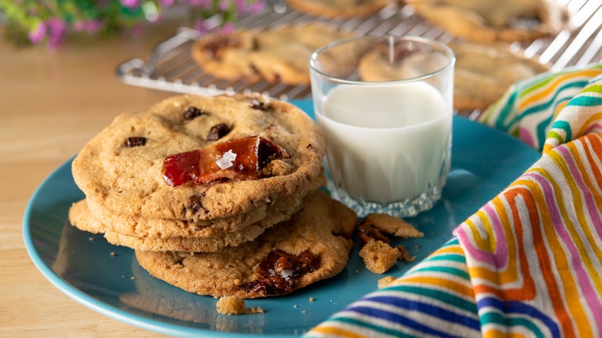 Galletas Con Chispas De Chocolate Con Tocino