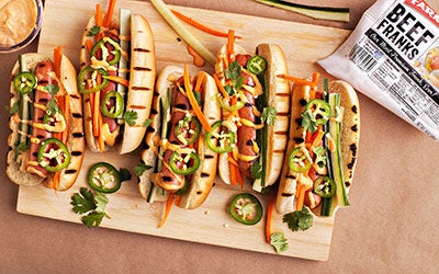 Banh Mi Hot Dogs